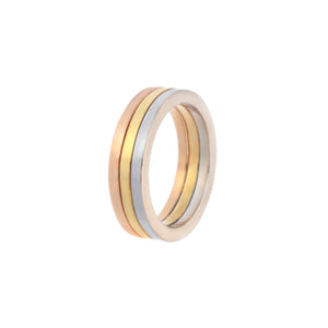 GG Mire Tricolours Fusion Gold Ring AU071