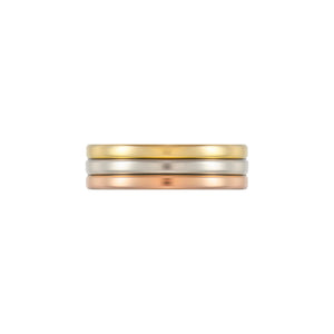 GG Orbium Tricolours Fusion Gold Ring AU070 AU072