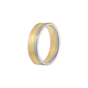 GG Trize Tricolours Fusion Gold Ring AU131