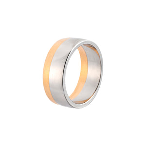 Tatlin Steel Fusion Gold Ring AU134 AU091