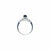 Rezia Green Tourmaline Teardrop Halo Ring AU366-14 W200