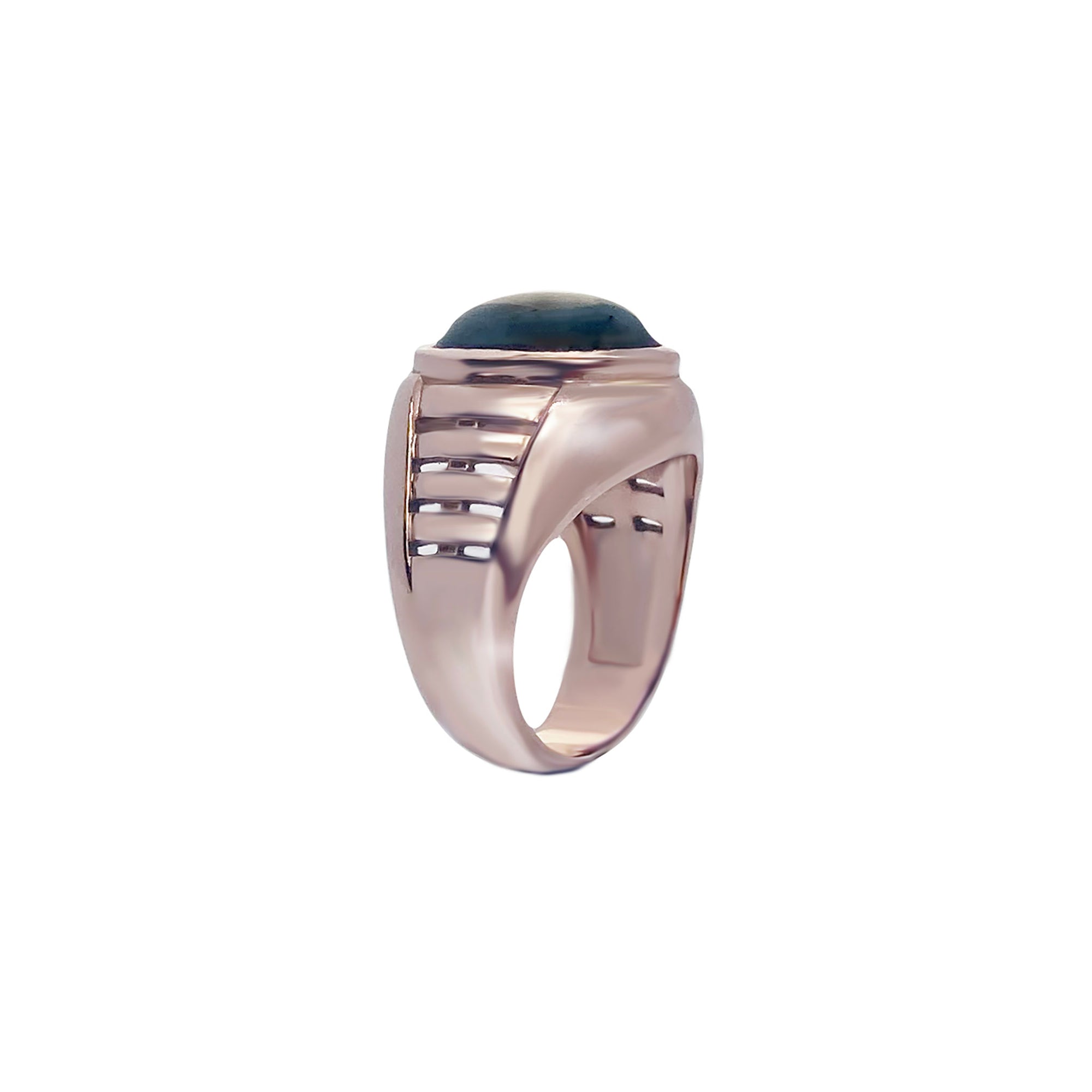 Alexio Black Star Sapphire Men's Ring W182 AU386