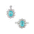 Toro Paraiba 1.36CT Halo Oval Dual-Function Ring and Pendant AU395