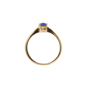 Petra Blue Sapphire Solitaire Ring AU404