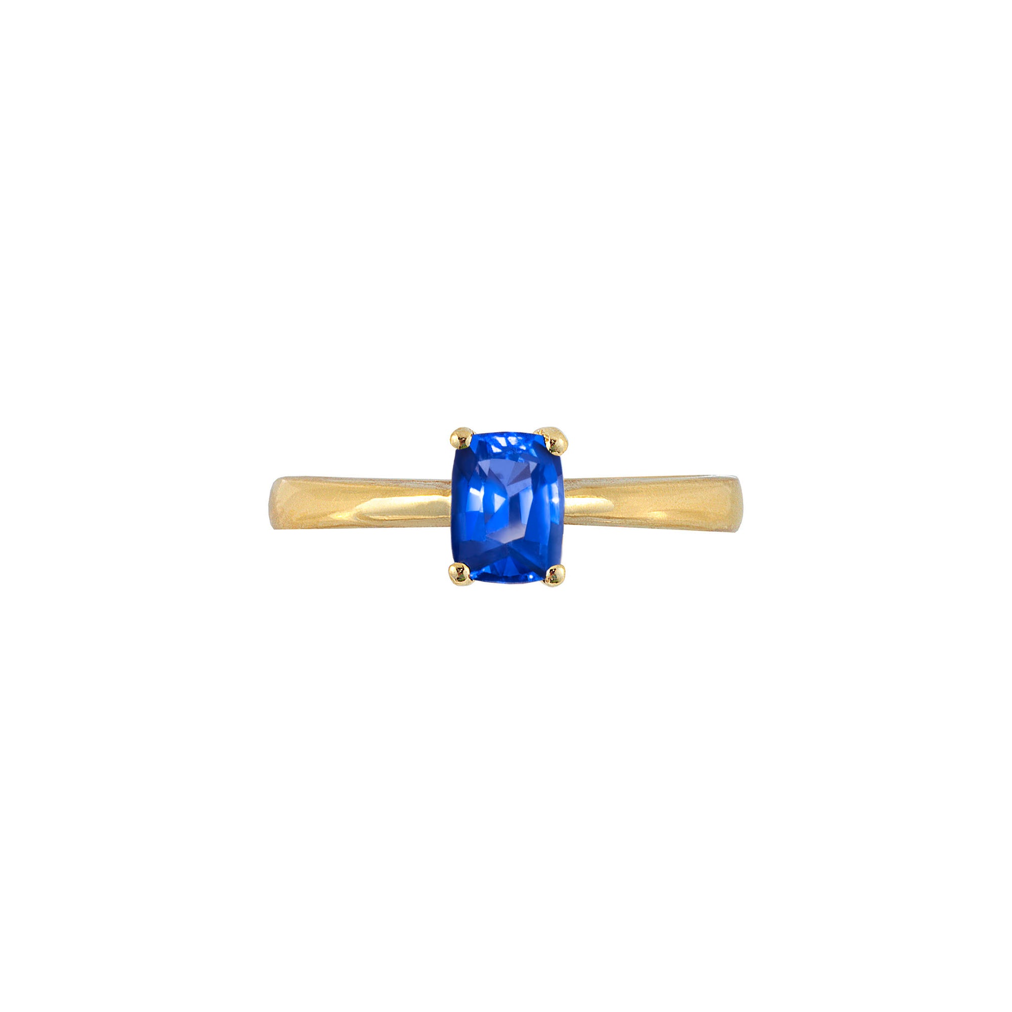 Petra Blue Sapphire Solitaire Ring AU404