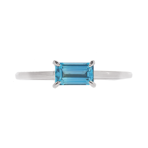 Janico Sapphire Horizontal Ring