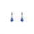 Chandy Solitaire Detachable Earrings - Tanzanite Oval 2021-014