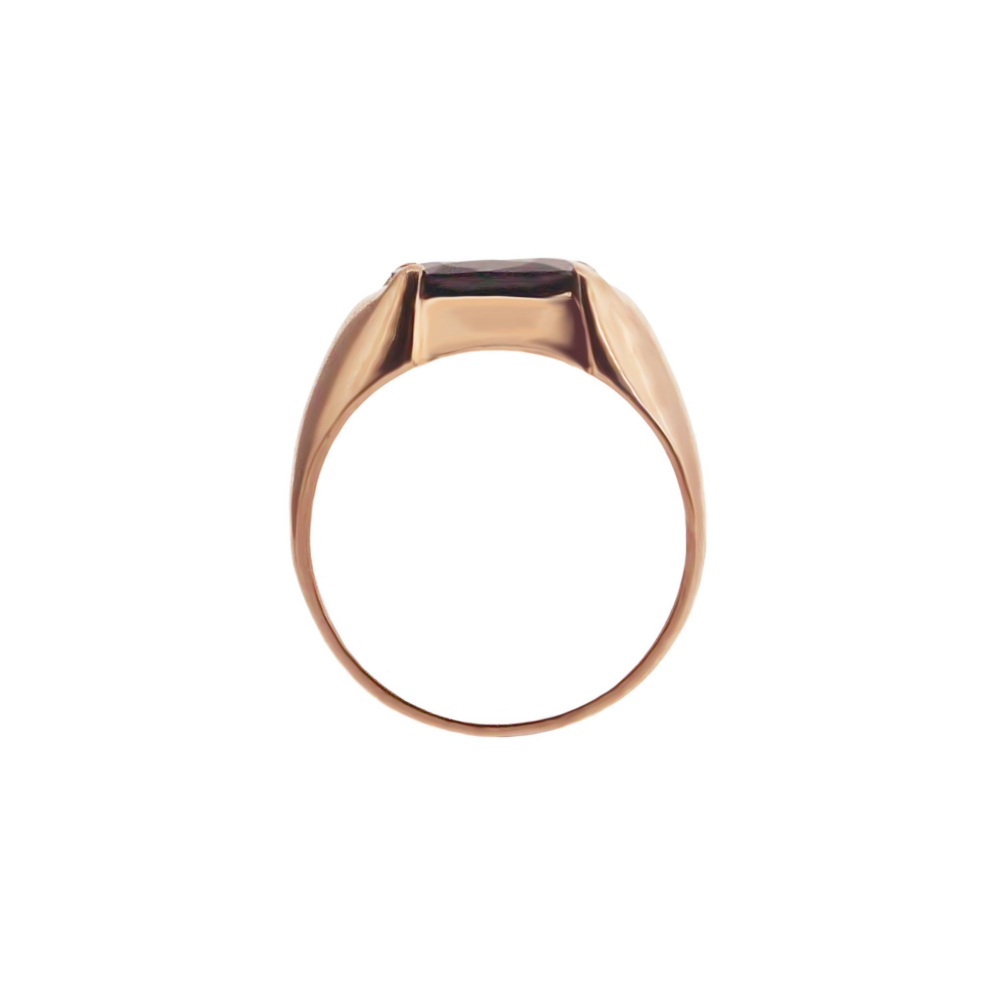 Chryso Men Gemstone Ring - Light Pink Oval 2018-84