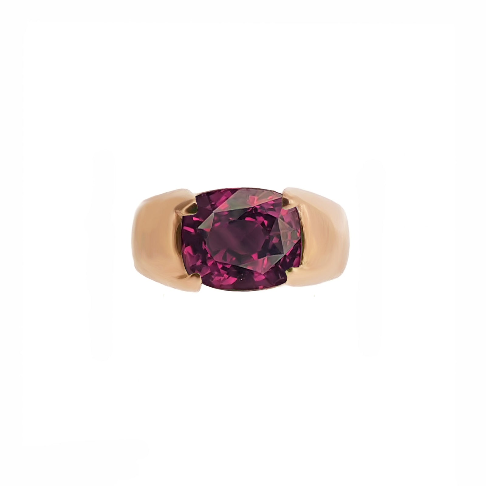 Chryso Men Gemstone Ring - Pink Long Cushion 2018-84