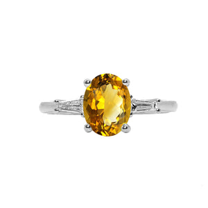 Ciarney Three Stone Ring - Semi Precious Oval 2020-189