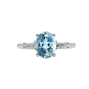 Ciarney Three Stone Ring - Semi Precious Oval 2020-189