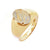 Ando Men Gemstone Ring Medium - Golden Oval 5.5CT D800