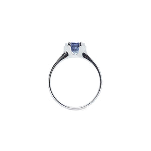 Damio Solitaire Gemstone Ring - Tanzanite Round 2021-055