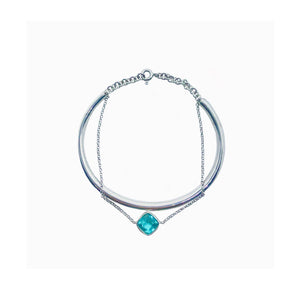 Eleanor Two Layers Bracelet - Electric Blue Cushion 2021-109