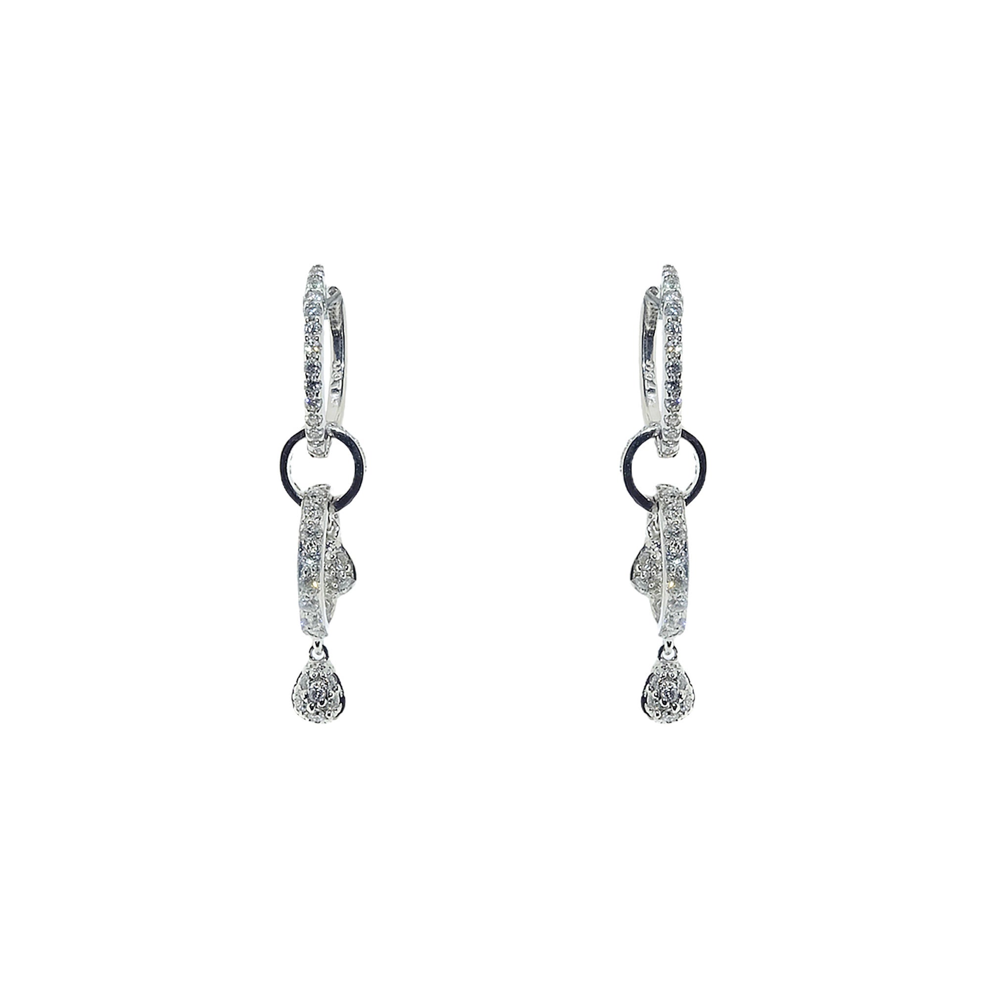 Eve Detachable Dangling Earrings AU360