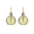Mazuki Contemporary Earrings - Yellow Pear W066