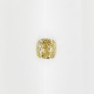 Fancy Brownish Yellow Diamond Cushion 2.5CT GIA G015