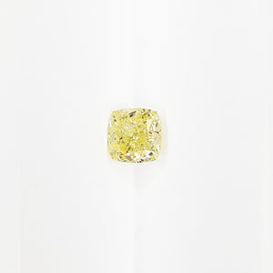 Fancy Light Yellow Diamond Cushion 1.5CT GIA G016