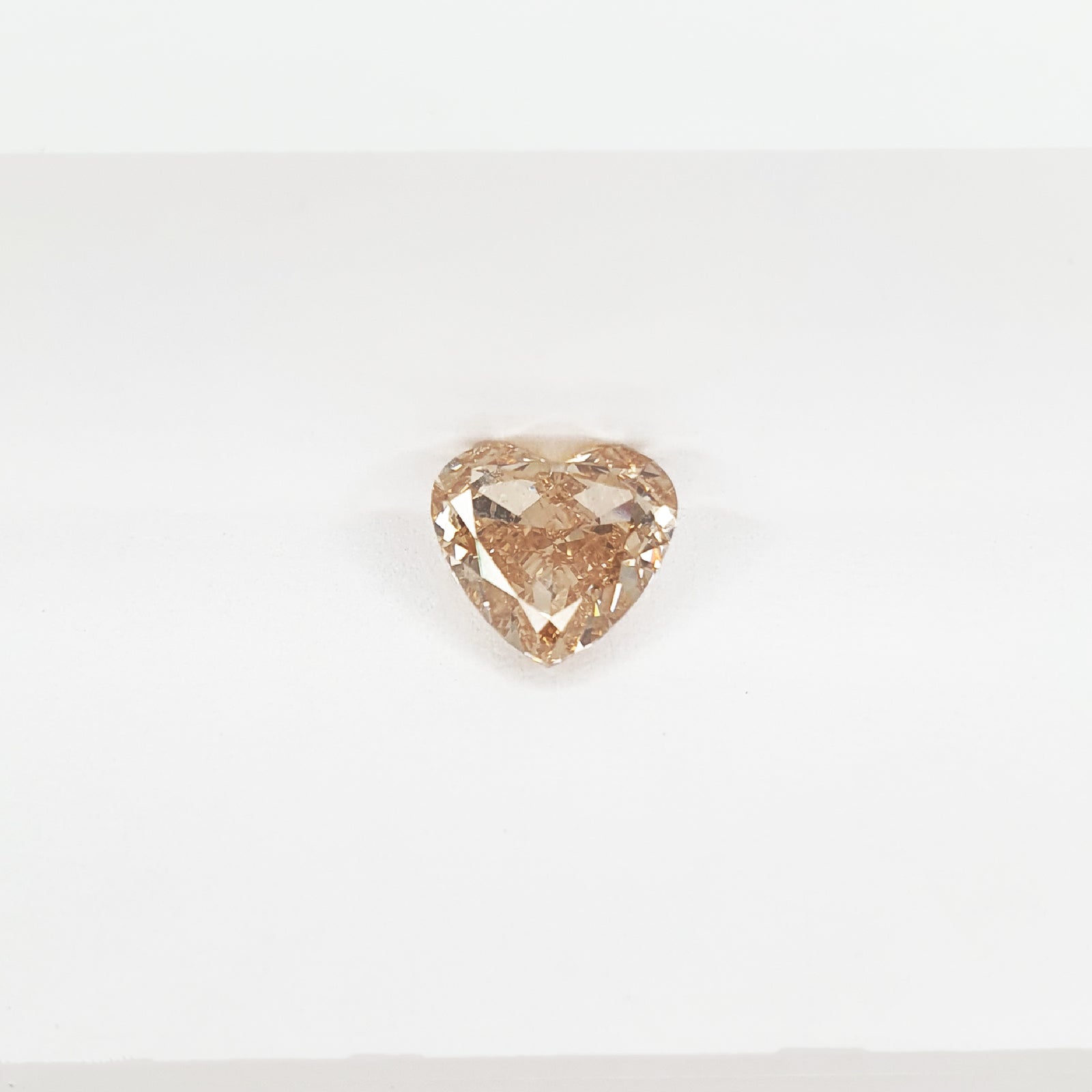 Fancy Yellow Brown Diamond Heart 1.64CT GIA G018
