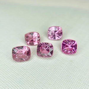 Pink Spinel Side Stones Cushion 0.22CT G026