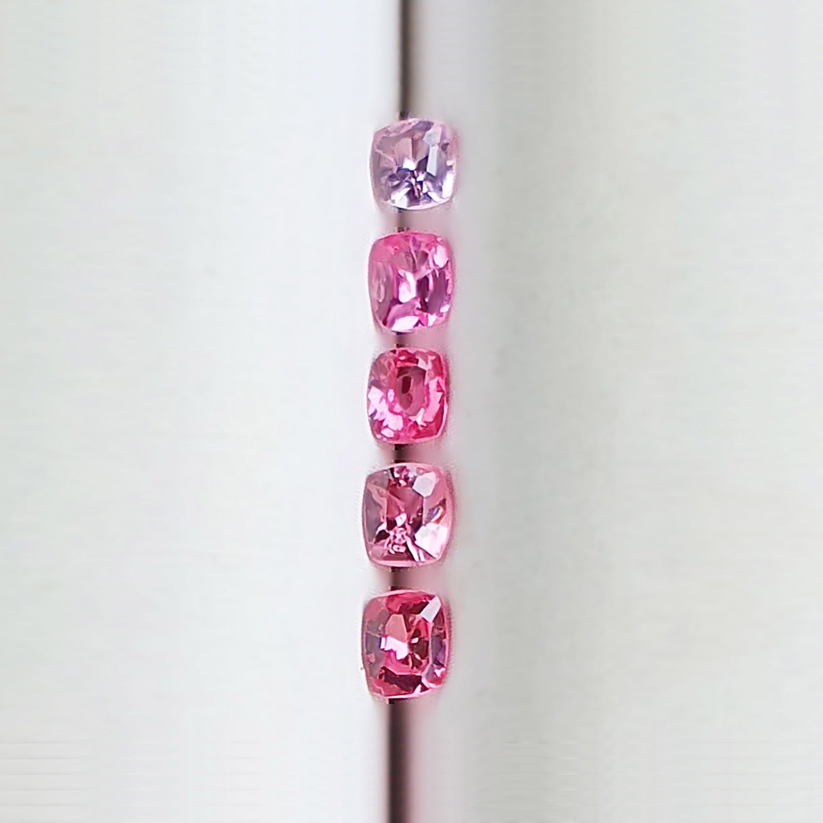 Pink Spinel Side Stones Cushion 0.22CT G026