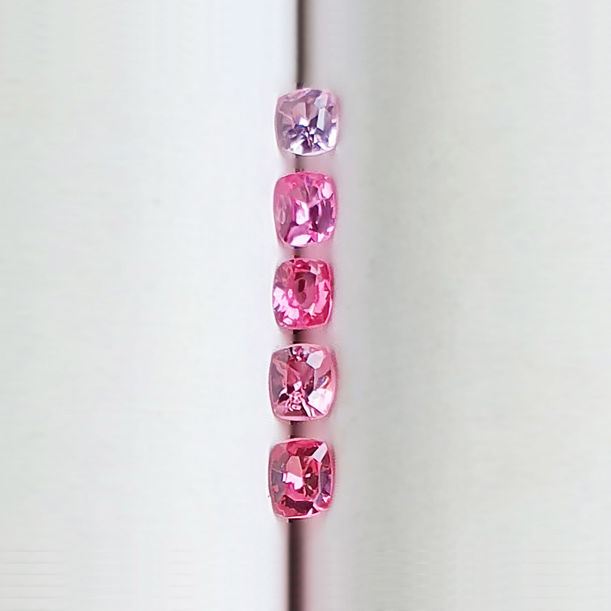 Pink Spinel Side Stones Cushion 0.22CT G026