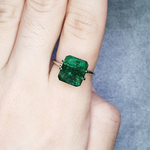 Emerald Zambian Step Cut 4.85CT G040