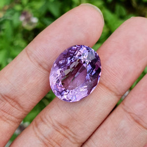 Amethyst Oval Mixed Cut 11.9CT G064