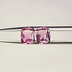 Pink Spinel Long Cushion Pair 3.23CT G081