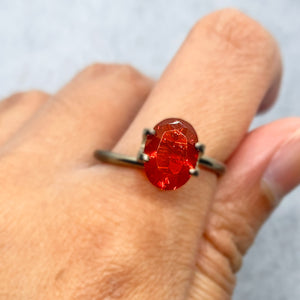 Fire Opal Oval Mixed Cut 1CT & 1.48CT Pair G084