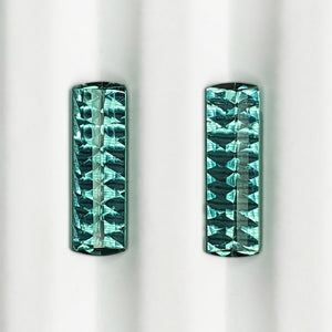 Green Tourmaline Baguette Millenia Cut Pair 4.81CT G085-2