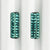 Green Tourmaline Baguette Millenia Cut Pair 4.81CT G085-2