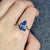 UNHEATED TANZANITE PEAR 2.7 LONGISH G091