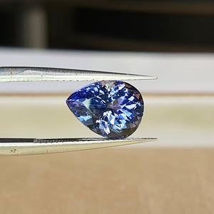 UNHEATED TANZANITE PEAR 2.92CT G092