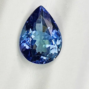 UNHEATED TANZANITE PEAR 3.28 CT G093