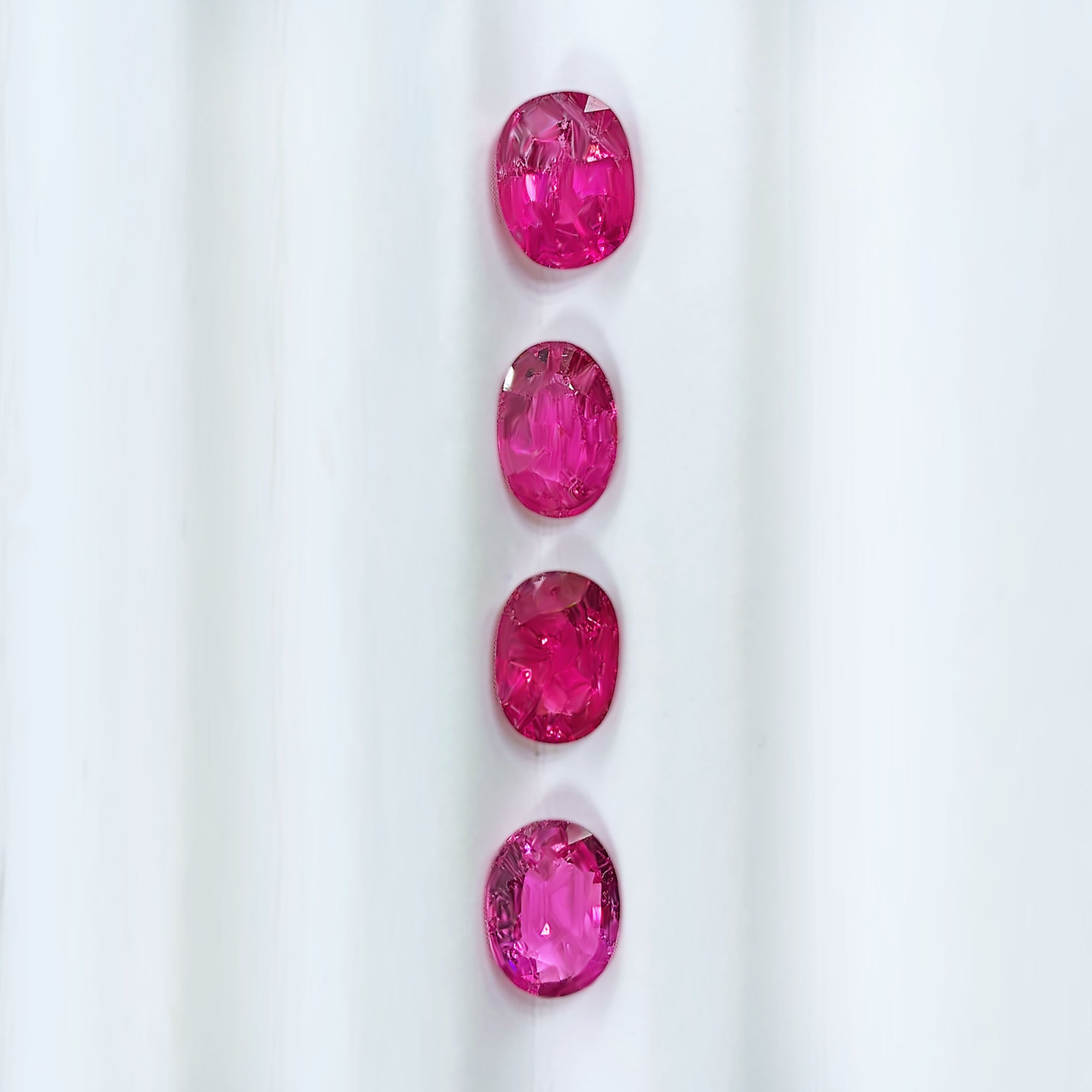 Rubellite Tourmaline Oval Mixed Cut 1CT-2CT G098