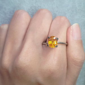 Yellow Sapphire Oval G100