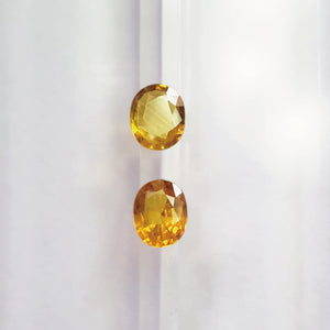 Yellow Sapphire Oval G100