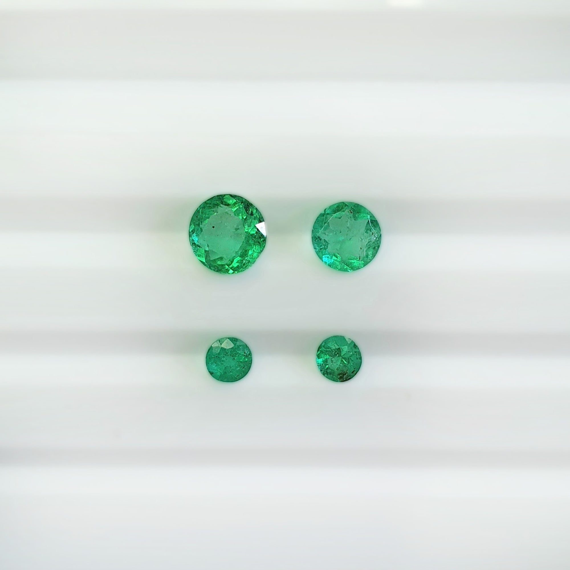 Colombian Emeralds Round 0.1-0.5CT G104-1 G104-2 G104-3 G104-4