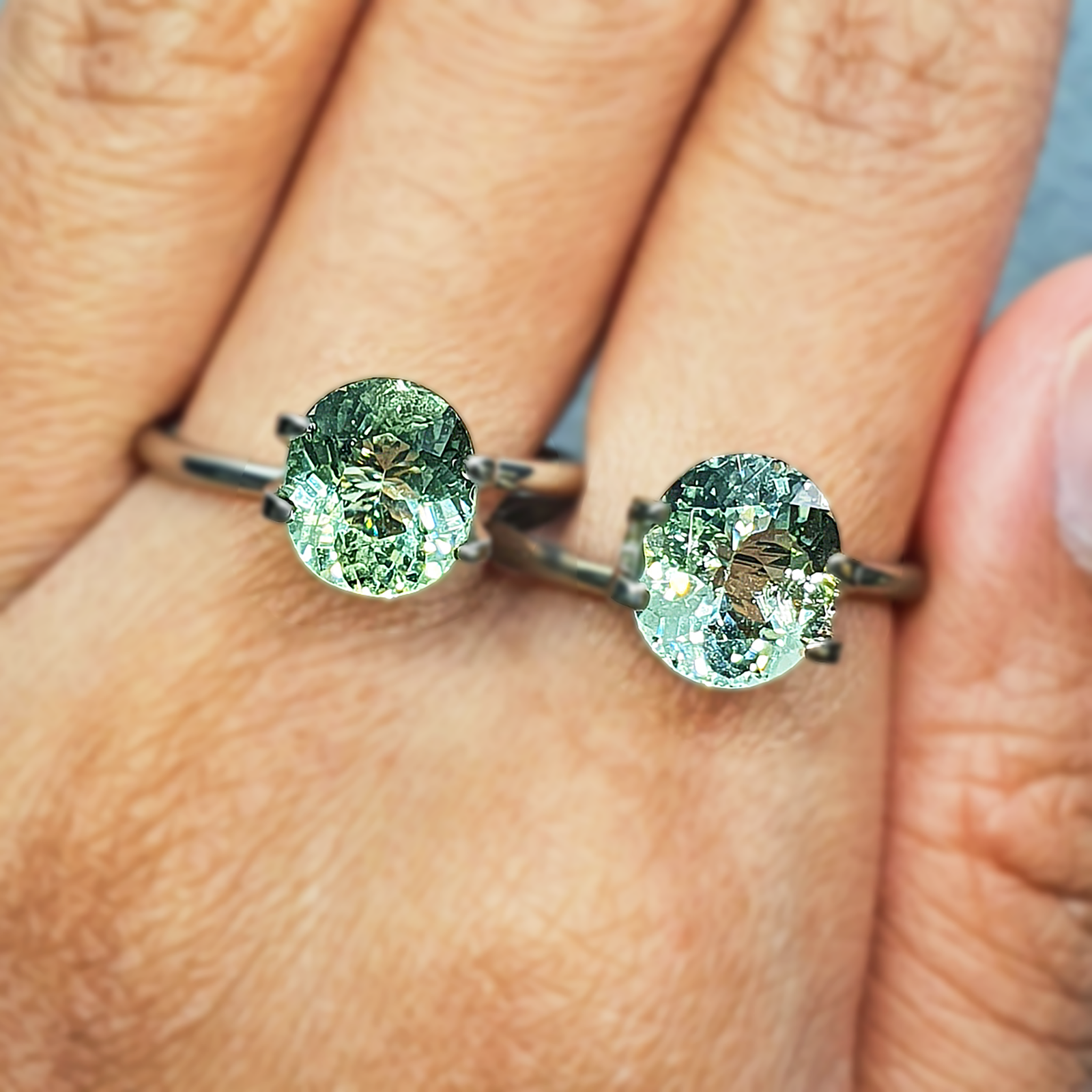 Mint Tourmalines Oval Mixed Cut 1.78 - 2.1CT G190