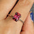 Pink Spinel Baguette 2.36CT 1.86CT 1.53CT G197 G198 G199
