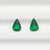 Tsavorite Teardrop/Pear Pair 2.15CT Mixed Cut G202