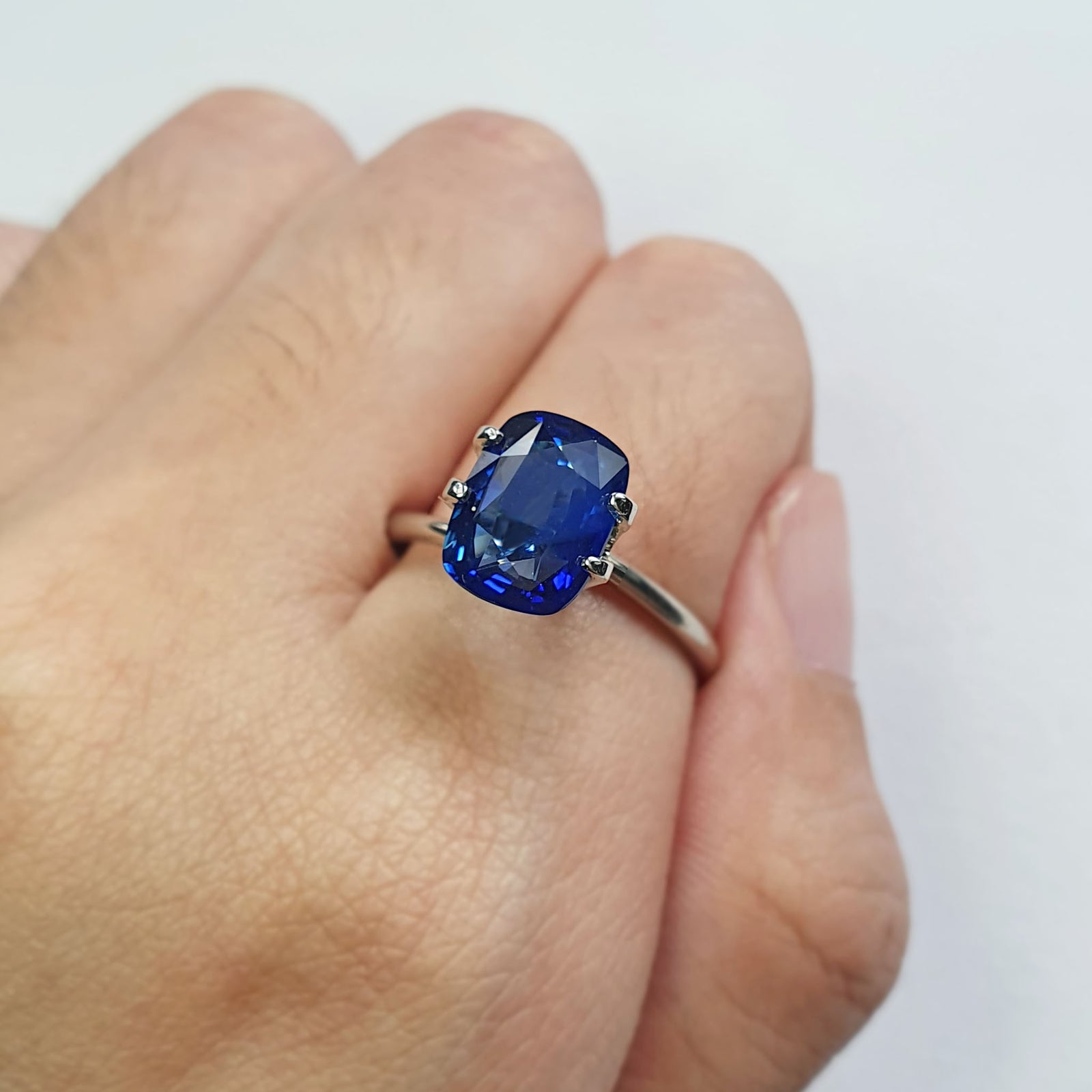 Blue Sapphire Long Cushion Mixed Cut 2.99CT G208