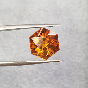 Madeira Citrine 6-sided Hexagonal G215