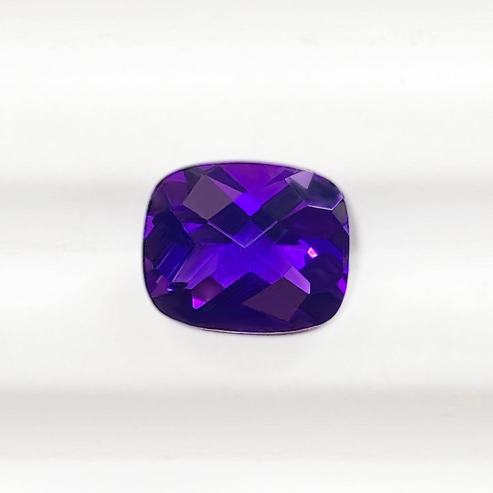 Amethyst Long Cushion Checkered Board 5CT G237