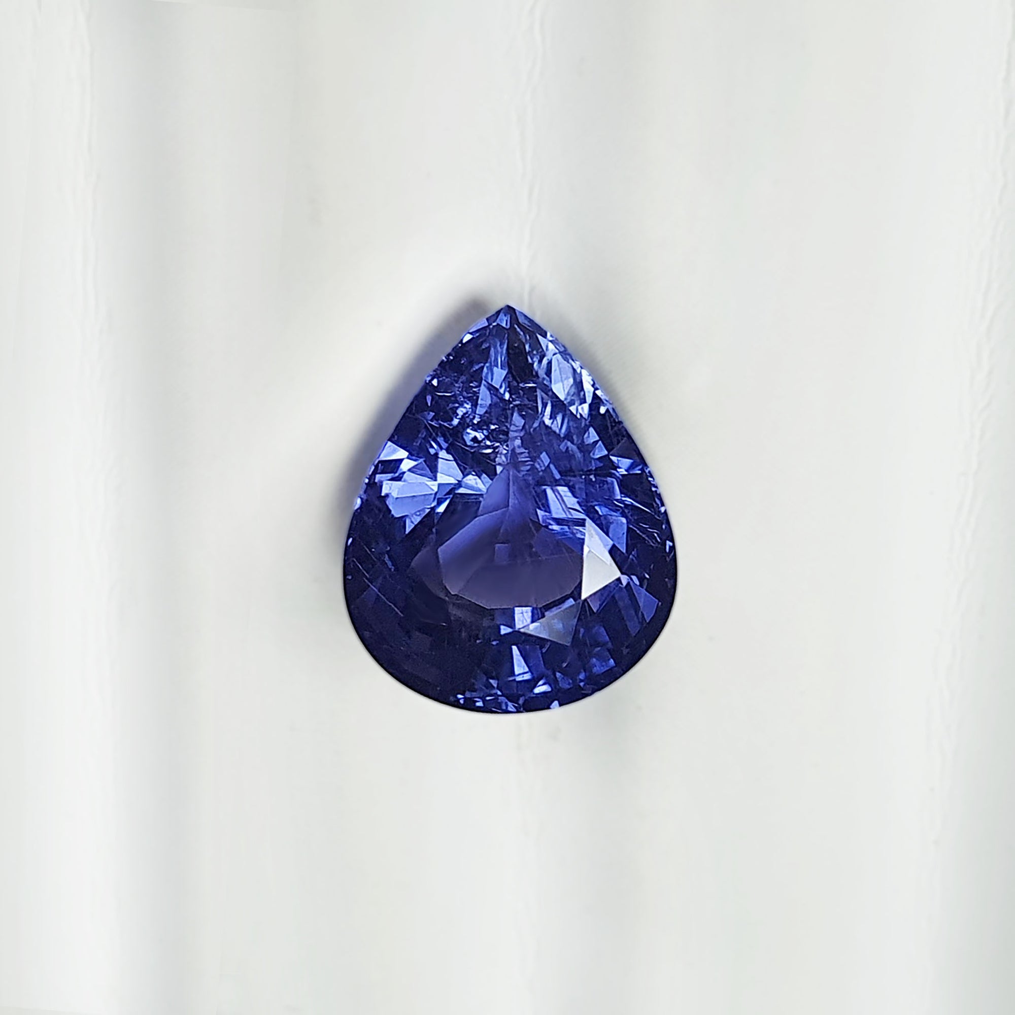 Unheated Blue Sapphire Teardrop 5.12CT G267