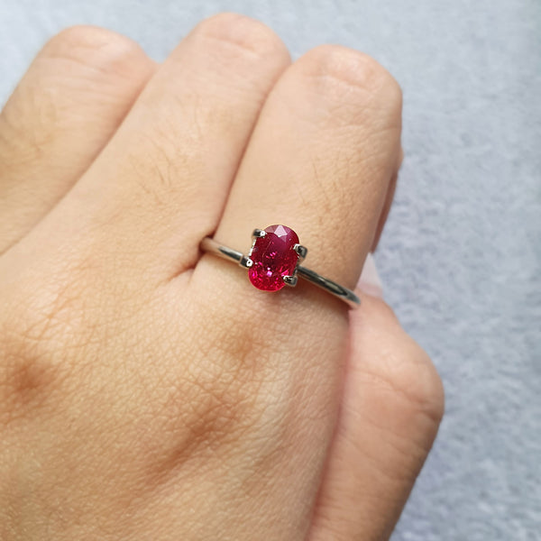 Ruby Long Ruby Long Oval 1.035CT G272 - Autium Jewels