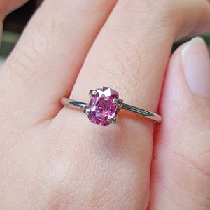 Padparadscha Sapphire Cushion 0.72CT 0.78CT G281