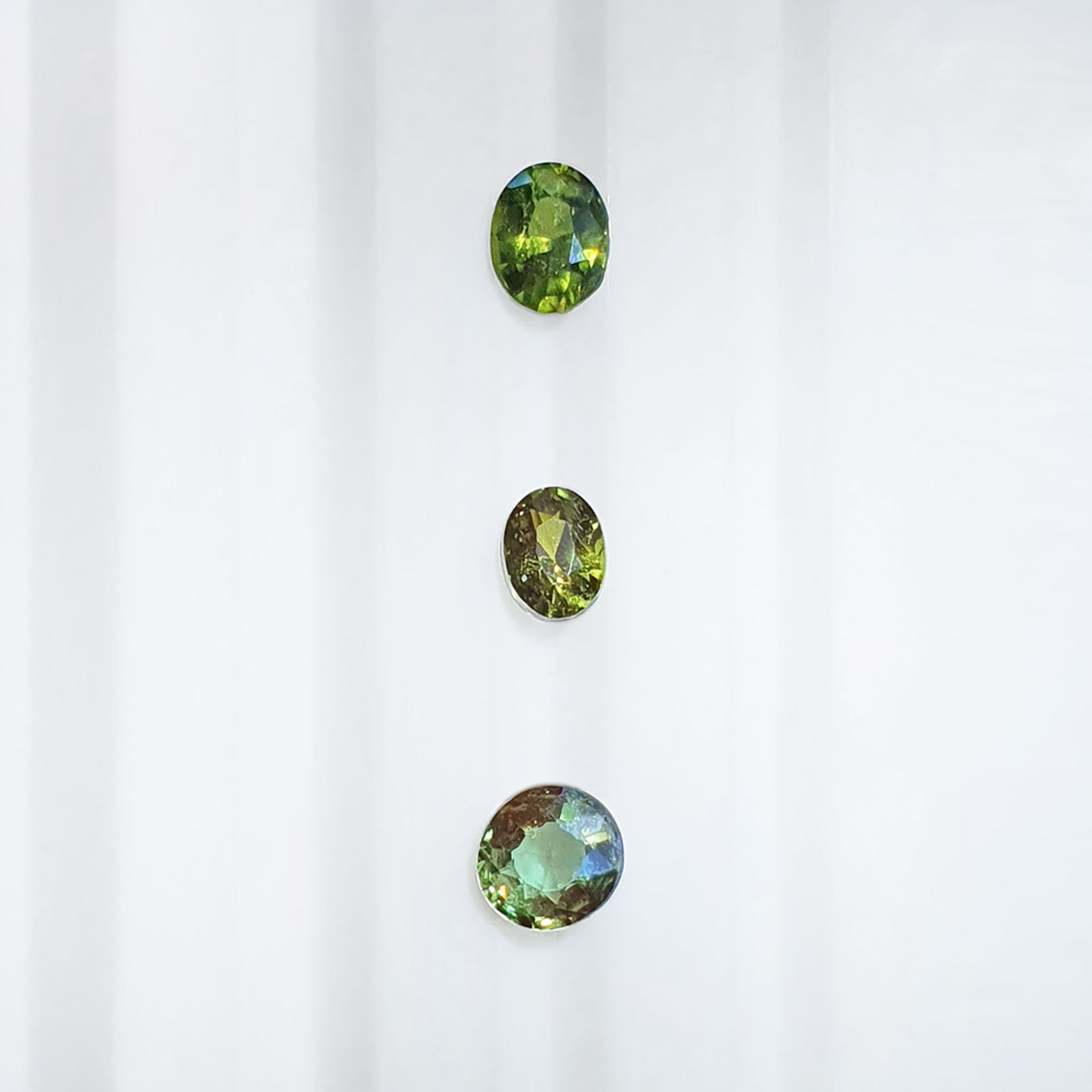 Alexandrite Oval 0.38CT and Round 0.43CT G287 G288 G289