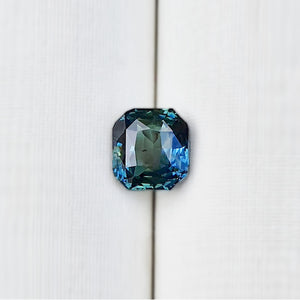 Teal Sapphire Octagonal Mixed Cut 2.45CT G307